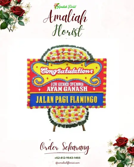 Sewa Papan Bunga Bentar